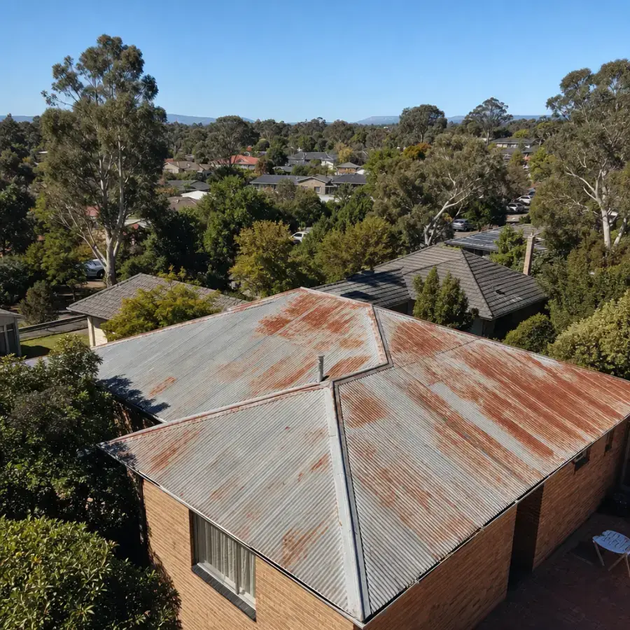 Tile-to-Metal Re-Roof in Tuggeranong — before