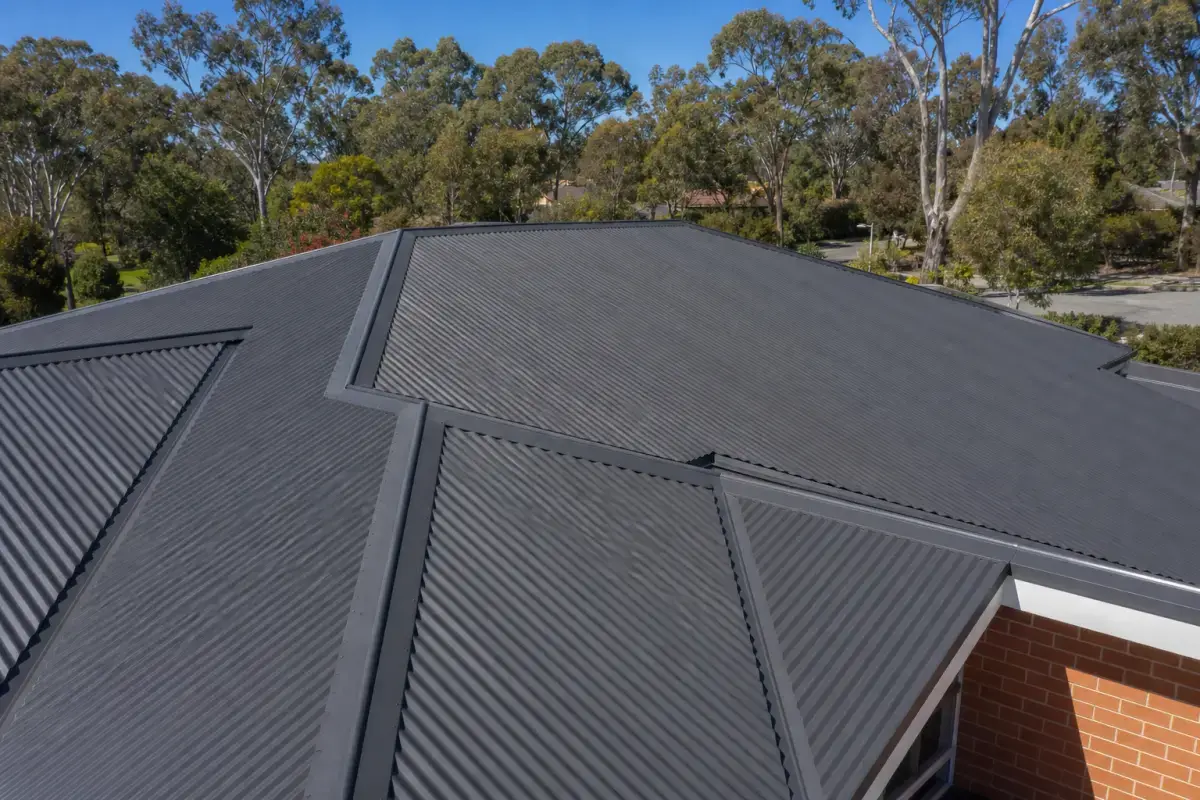 Roof inspection on a Canberra home